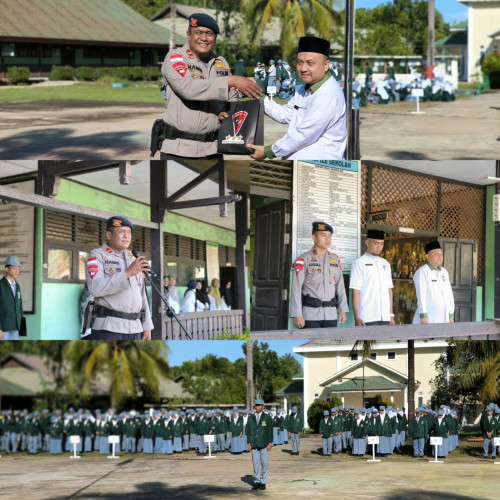 Upacara Hari Senin di MAN 1 Ketapang: Membangun Kesadaran Pentingnya Menjaga Keamanan dan Ketertiban