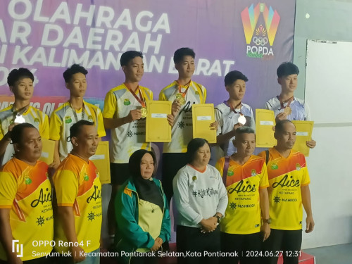 Siswa MAN 1 Ketapang, Heriansyah, Raih Juara 1 dalam Lomba Bulutangkis POPDA