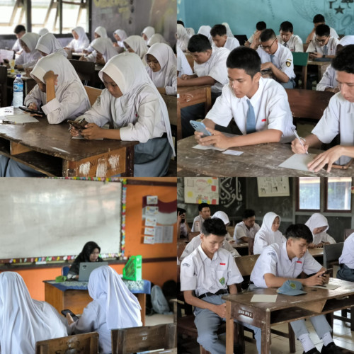 Pelaksanaan Hari Pertama Asasmen Sumatif Akhir Semester di MAN 1 Ketapang