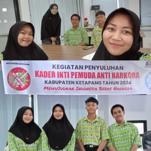 Siswa-Siswi MAN 1 Ketapang Mengikuti Kegiatan Penyuluhan Kader Inti Pemuda Anti Narkoba